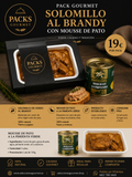 Pack Gourmet Solomillo al Brandy con Mousse de Pato a la Pimienta Verde