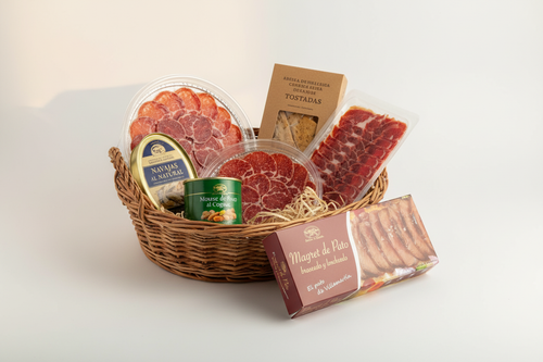Cesta Gourmet Selecciones con productos españoles